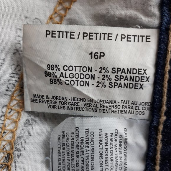 Gloria Vanderbilt Dark Wash The Perfect Fit High-rise Jeans - Picture 14 of 16